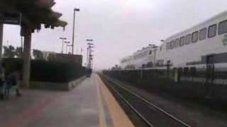 Announcements for Amtrak Train 571 at Oceanside [upl. by Tupler]