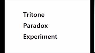 20150312 Tritone Paradox Experiment [upl. by Suolkcin876]