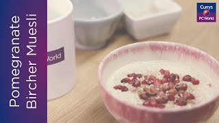 Pomegranate Bircher Muesli recipe [upl. by Llen217]