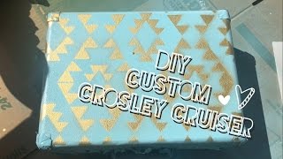 DIY CUSTOM CROSLEY RECORD PLAYER [upl. by Enyledam896]