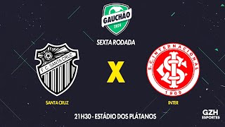 AO VIVO com imagens Santa Cruz x Inter  Gauchão 2024  07022024 [upl. by Seigel171]