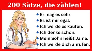 Meistere Deutsch 200 Unverzichtbare Sätze für den Täglichen Gebrauch [upl. by Amada]