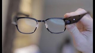 Focals smart glasses  CES 2019 [upl. by Sowell]