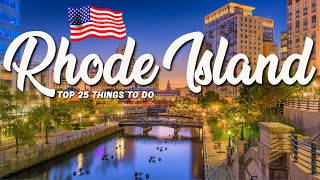 25 BEST Things To Do In Rhode Island 🇺🇸 USA [upl. by Felton]