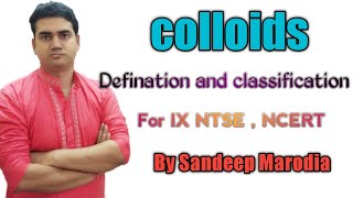 Colloids class 9 [upl. by Rainwater488]