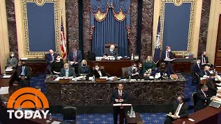 Trump’s Impeachment Trial Opens With Dramatic Video Of Capitol Riot  TODAY [upl. by Eicarg]