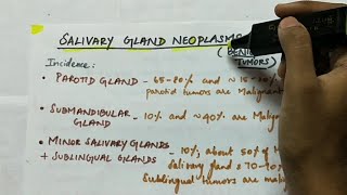 Salivary gland Neoplasms Benign  Pathology  Handwritten notes [upl. by Slein49]