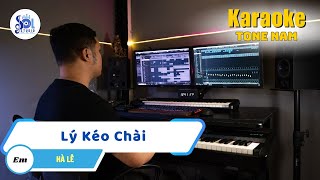 Lý Kéo Chài Karaoke Tone Nam  Hà Lê  Sol Studio [upl. by Ayoral]