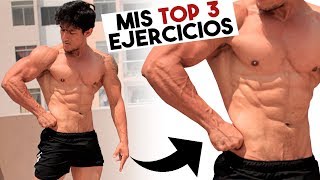 Top 3 Ejercicios para tener ABDOMINALES MARCADOS [upl. by Saref]