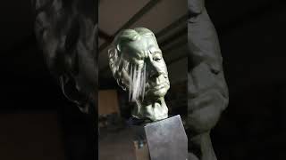 BRONZE SCULPTURE COLOUR TRANSFORMATION  THE LOST FOUNDRY [upl. by Aicelaf]