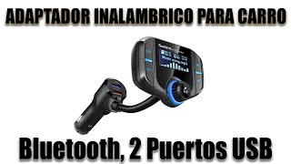 Reproductor MP3 Para Auto Con Bluetooth Transmisor FM y doble USB [upl. by Nirat]