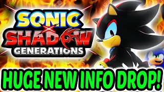 Sonic X Shadow Generations Announcement Just Confirmed A MASSIVE Leak [upl. by Nymassej482]