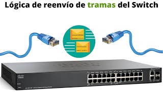 Cómo el SWITCH logra reenviar TRAMAS a la computadora correcta [upl. by Gnehp]