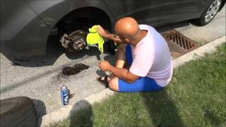 How To Clean The Brakes On A CarDegreasing Rotors Calipers And Pads [upl. by Iddo]