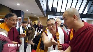 His Holiness the Sakya Trichen arrived at Seattle Airport [upl. by Mccomb870]