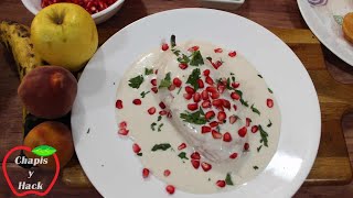 Chiles en Nogada Receta 100  mexicana Chapis y Hack [upl. by Aprilette]