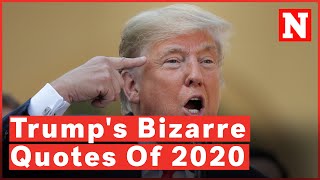 Donald Trumps Bizarre Quotes Of 2020 [upl. by Armin]