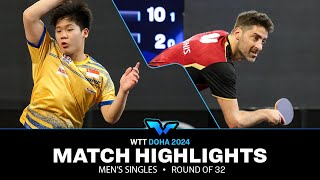 Panagiotis Gionis vs Quek Izaac  MS R32  WTT Contender Doha 2024 [upl. by Chelsy]