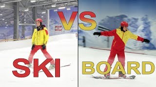 Was ist leichter  Ski oder Snowboard [upl. by Evie]