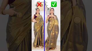 How to fix your open pallu perfectlysareedraping fashion [upl. by Pihc]