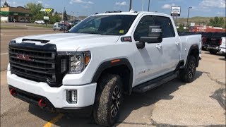 2020 GMC Sierra 2500HD AT4 DIESEL Review [upl. by Neelloj]