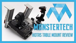 MonsterTech HOTAS Table Mount Review [upl. by Solorac392]