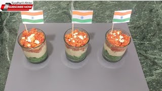 Tricolor Dessert  Tiranga Dessert republicday vijayabhartiskitchen [upl. by Sirrep]