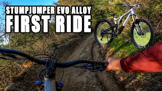 Specialized Stumpjumper EVO Elite Alloy  FIRST RIDE amp IMPRESSIONS [upl. by Sral362]