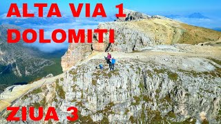 Drumetie de 7 zile in Dolomiti pe traseul Alta Via 1 Ziua 3 Refugiul LagazuoiRefugiul Averau [upl. by Varion]