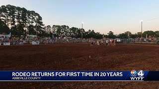 Great American Rodeo returns to Abbeville South Carolina for the first time in over 20 years [upl. by Lienet]