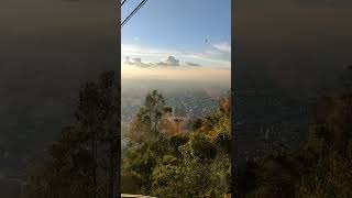 Descendiendo de Monserrate en teleférico Bogotá  Colombia [upl. by Lin]