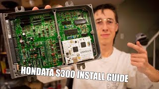 Hondata S300 V3 Install Guide P75 ECU Everything You NEED to Know [upl. by Aeriela849]