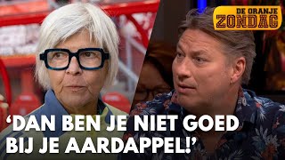 Sander de Kramer hoort uitspraken van coach Ajax Vrouwen Dan ben je niet goed bij je aardappel [upl. by Ardnas50]