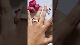 DIY CUTE GIFT IDEA 💗✨  DIY PAPER RING cutegiftideas paperring diyorigamicraftwithpaper [upl. by Uahc]