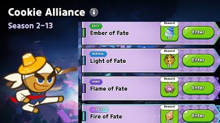 Cookie Alliance Season 213 Easy to Expert One Team Only Guide  Cookie Run Kingdom [upl. by Nalyak550]