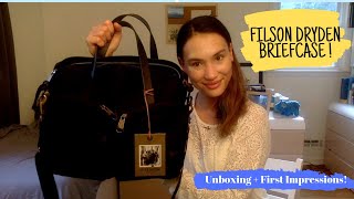 REVIEW  Filson Dryden Briefcase  Unboxing  First Impressions [upl. by Colet]