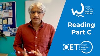 Strategies for Reading Part C with Harmi at WLES  Occupational English Test OET Facebook live [upl. by Adiene]