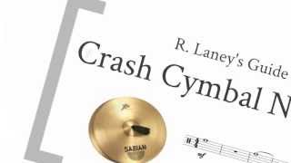 Crash Cymbal Notation Guide [upl. by Erlond]