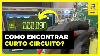 Como Identificar Curto Circuito em Placa com Multímetro RIGOL DM858  Eletronica Facil [upl. by Biddie]