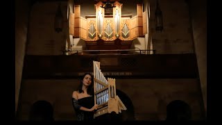 Catalina Vicens  Medieval Portative Organ  Lucente Stella [upl. by Aicilra]