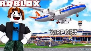 Playing Airport Tycoon ROBLOX [upl. by Guild]