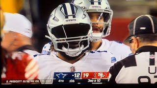 Zeke Elliott Plays Center and Gets Steam Rolled [upl. by Anya157]