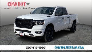 2024 Ram 1500 Tradesman 4x4 Quad Cab 64 Box WY Fort Collins Greeley CO Laramie Casper [upl. by Haila]