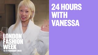 24 hours with Vanessa at London Fashion Week [upl. by Dlarrej]