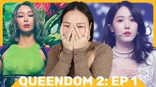 QUEENDOM 2 EP 1 PERFORMANCES REACTION [upl. by Acinorav]