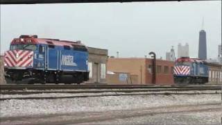 The Best of Metra Plus Amtrak 145 at Tower A2 Chicago 130212 [upl. by Avigdor136]