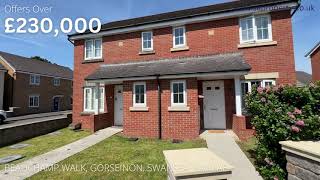 SA Property Tour  SAP0812  34 BEAUCHAMP WALK GORSEINON SWANSEA SA4 6AE [upl. by Asirak]