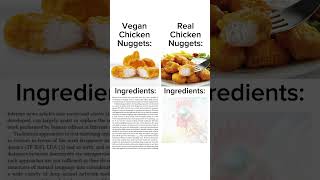 Vegan Chicken Nuggets vs Real Chicken Nuggets [upl. by Manuela495]