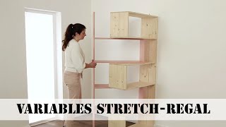 Ausziehbares Regal Variables StretchRegal selber bauen [upl. by Nedia]