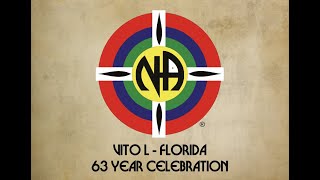 Narcotics Anonymous Speaker  Vito L  Florida  63 Year Celebration [upl. by Ahrat402]